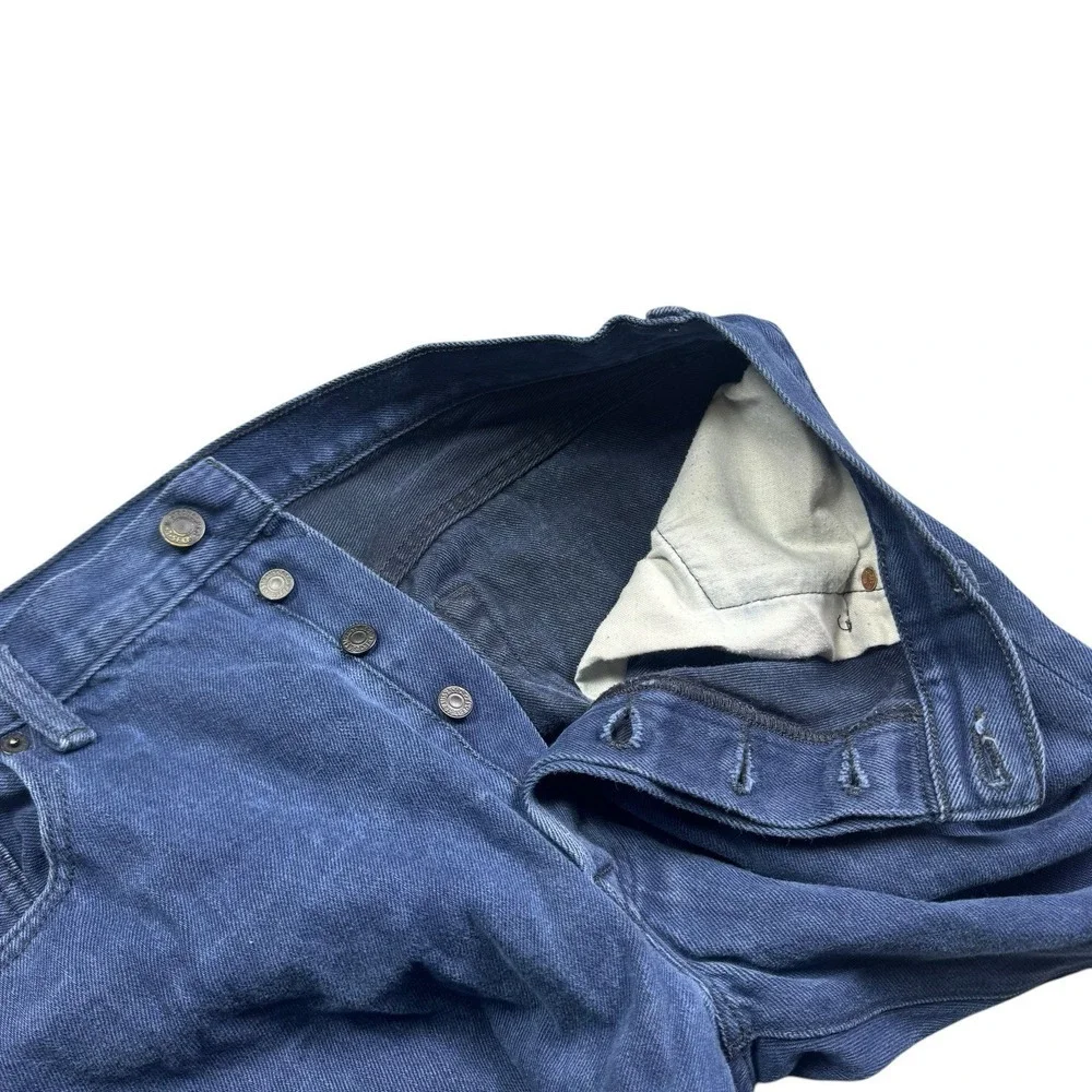 Levi's 501XX Jeans Mens 36x30 Dark Wash Button Fly Straight Grunge Baggy Midrise